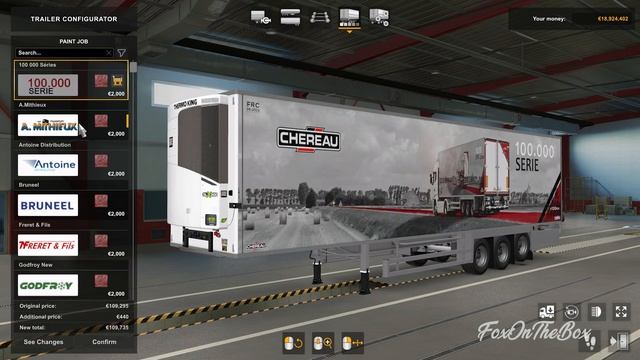 ETS2 1.43 Chereau Trailer & Skinpack | Euro Truck Simulator 2 Mod