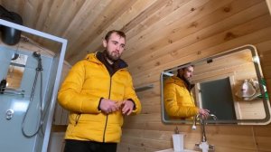 Я в шоке! ДО/ПОСЛЕ. Баня с отоплением и санузлом. Квадро овал 4х6 с камином. Печь в камне от Grill'