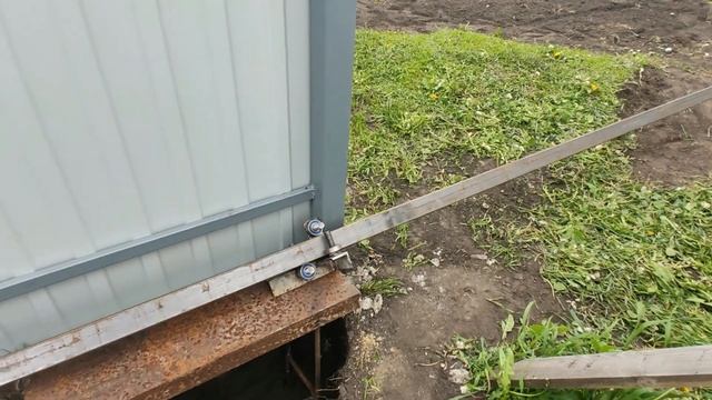 Откатные ворота по системе яксель /все тонкости при работе смотреть онлайн