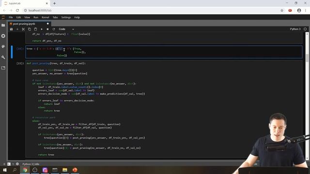 Post-Pruning from Scratch in Python p.2 смотреть онлайн