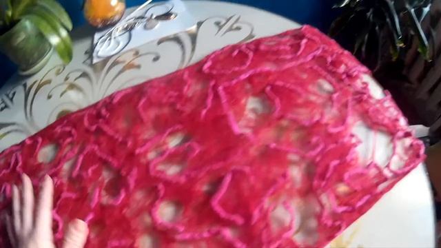 Рамхения_Рам_валяние шарф в один слой шерсти смотреть онлайн