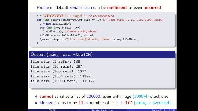 Java Serialization смотреть онлайн