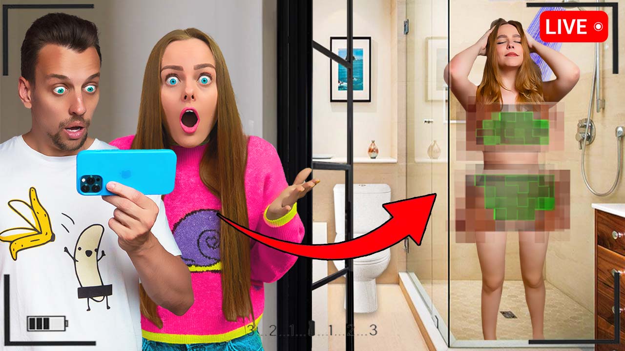 ОНА ЗАПУСТИЛА ТРАНСЛЯЦИЮ В ДУШЕ! Как нам это удалить смотреть онлайн