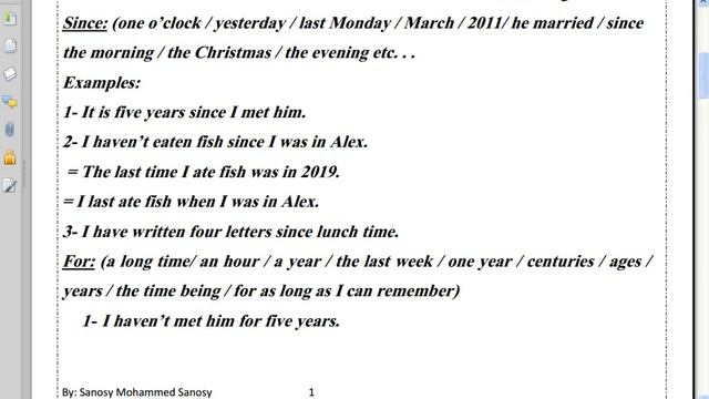 Present perfect tense vs. present continuous tense for secondary school students смотреть онлайн