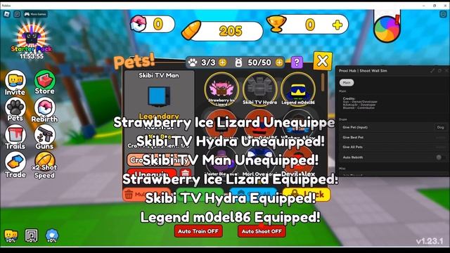 Roblox Shoot Wall Simulator Script (Get Best Pet, Get All Pets, Free UGC, AutoRebirth) смотреть онлайн