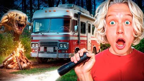 НАШЛИ ЗАБРОШЕННЫЙ ДОМ И ВСТРЕТИЛИ МАН**АКА В ЛЕСУ😱| ПЕРВАЯ НОЧЬ В ДОМЕ НА КОЛЁСАХ!