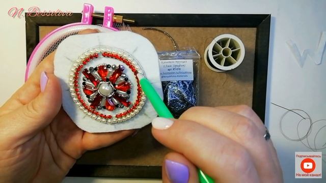 #ручнаяработаизбисера МК Подвес в автомобиль. смотреть онлайн