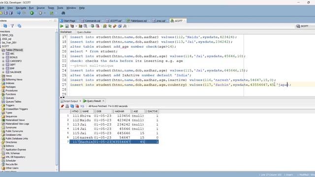 Oracle SQL constraints with good examples смотреть онлайн