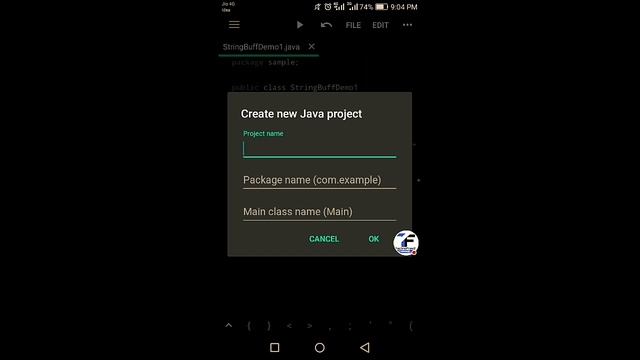 How to compile and run java program on any Android phone(HINDI) смотреть онлайн
