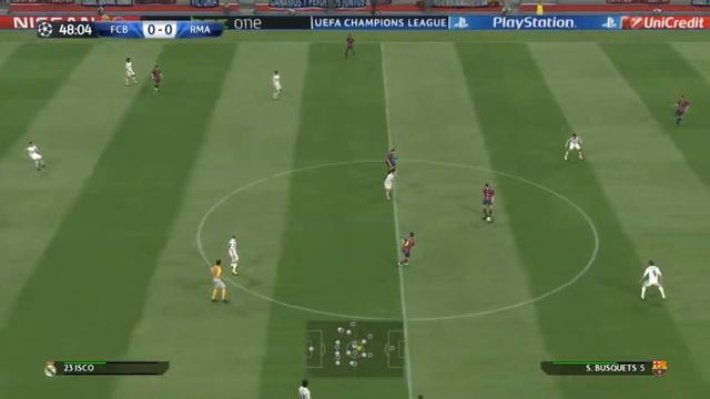 Pro Evolution Soccer 2015 PES 2015 Champions League Quarter Finals 1st leg: BARCELONA vs REAL MADRI смотреть онлайн
