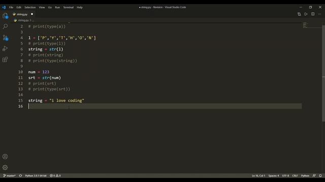 Python tutorial String #2 || I Love Coding || смотреть онлайн