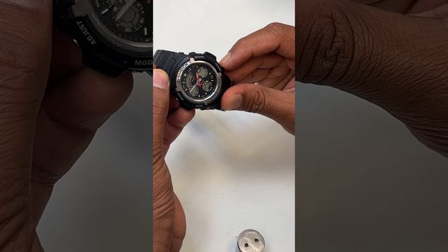 How To Setup Time On Casio Aw590 G-Shock Watch Manual 4778