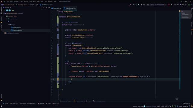Unity Tutorial : Native Android Toasts смотреть онлайн