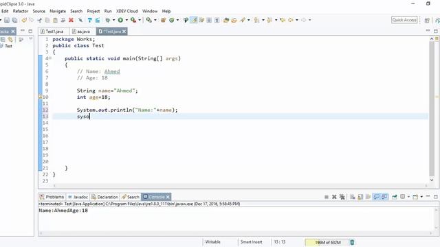 The Beginning of java - { Initialization and using Scanner } - Part 1 смотреть онлайн