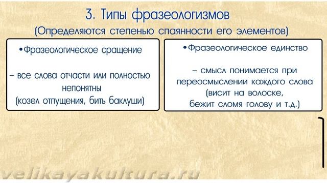 Фразеологизмы - определение, особенности, признаки, ошибки употребления смотреть онлайн