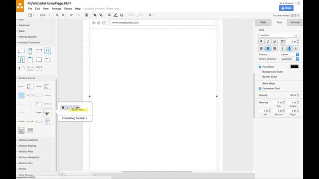Creating a Website Wireframe in draw io смотреть онлайн