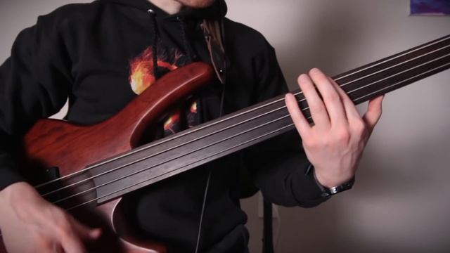 E-Bow on fretless bass sounds UNREAL смотреть онлайн