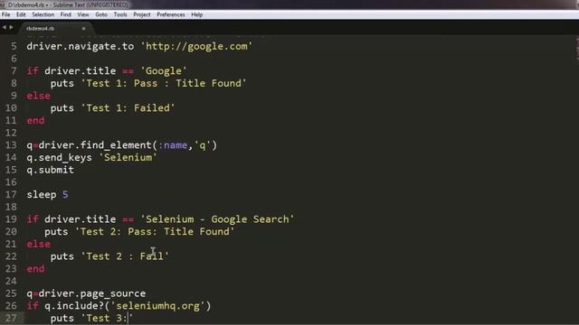 Locate Web Elements with Selenium Ruby WebDriver смотреть онлайн