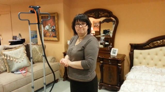 Отзыв-обзор об отпаривателе MIE Deluxe мебельный салон смотреть онлайн