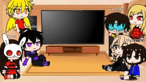 Реакция на Юни АУ.( Градус,Настя,Райм,Джек,Руня,Фиксплей и сестра Юни)