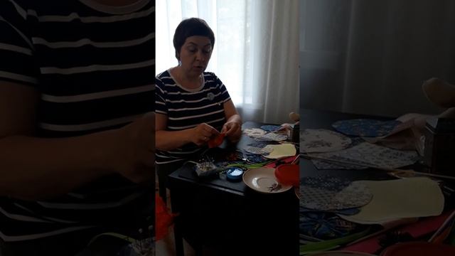 Мастер класс цветы из ткани техника йо - йо смотреть онлайн