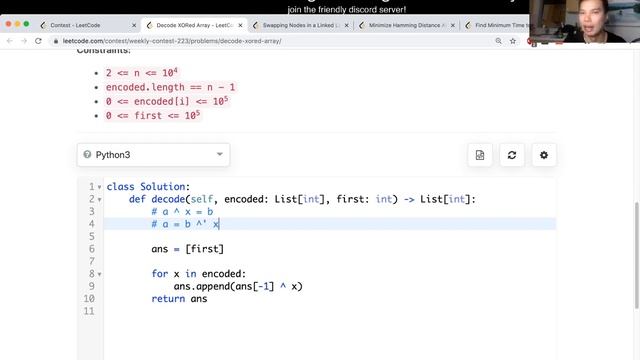 1720. Decode XORed Array (Leetcode Easy) смотреть онлайн