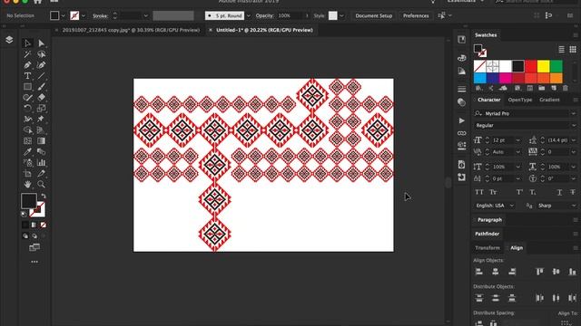 Contemporary Art no.5 [Speed Art] Adobe Illustrator Tutorials смотреть онлайн