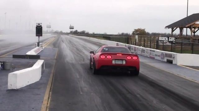 Champion Motors Corvette C5 Z06 Twin Turbo TTIX Drag racing 1/4 mile Boost Master 9.8 @ 159mph смотреть онлайн