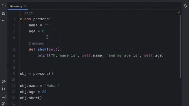 OOPs Concept : self and __init__ methods in Python (in Hindi) | Python Lecture 41 | def _init_(self смотреть онлайн