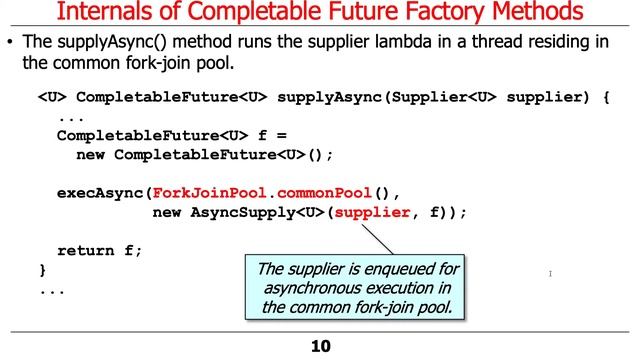 Advanced Java CompletableFuture Features: Factory Method Internals смотреть онлайн