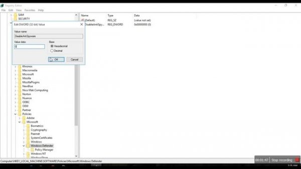 ENABLE AND DISABLE WINDOWS DEFENDER FROM GROUP POLICIES OR REGEDIT || AAAWORLD