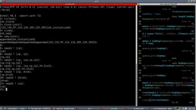 erlang sequencing using superdirt смотреть онлайн