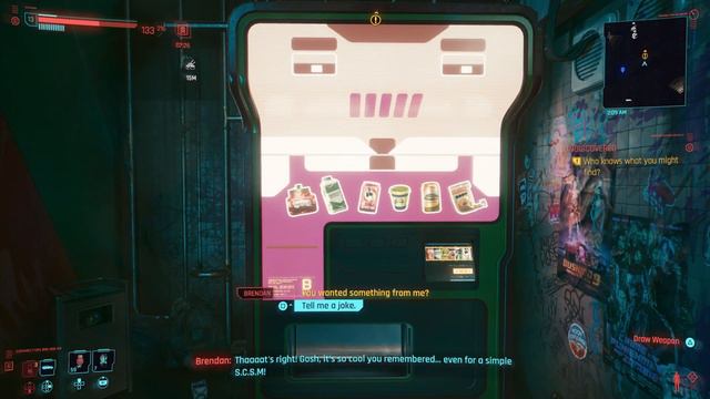 Cyberpunk 2077 - I Can See Clearly Now: Speak To Brendon the SCSM Dialogue Tree (Move Container) PS смотреть онлайн