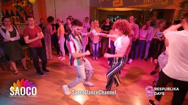 Charlie Zafra Vicente and Veronica Lopez Salsa Dancing at Respublika Days 9, Saturday 04.05.2019 смотреть онлайн