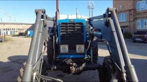 Раскатываем Беларус 82  для установки ходоуменьшителя и мульчера SERRAT FX3 T1400