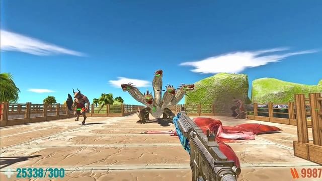FPS DEATH RUN OASIS with ALL WEAPONS & HP Bar - Animal Revolt Battle Simulator ARBS смотреть онлайн