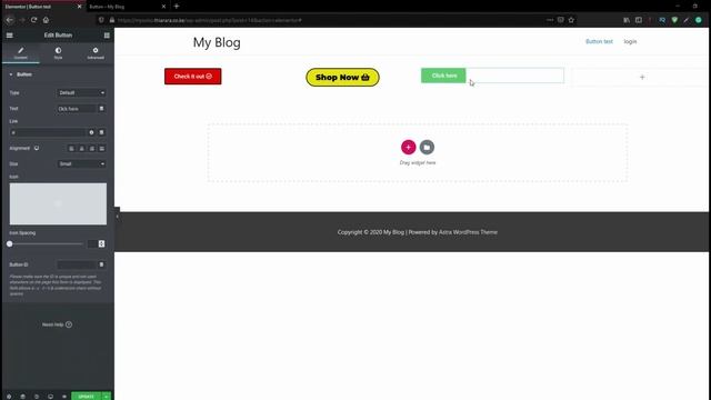 WordPress elementor buttons : 4 Little Known Ways To create button with a link to page FREE 2020. смотреть онлайн