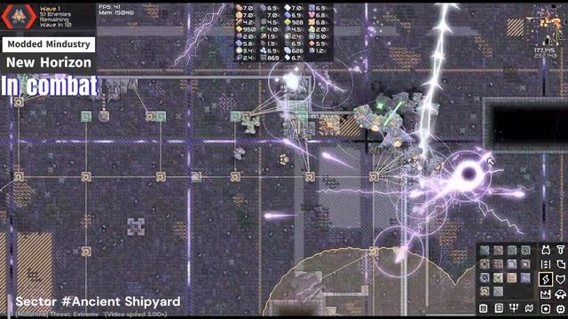 MINDUSTRY Mod New Horizon - Midantha #04 Ancient Shipyard [Enemy Base Threat - Extreme] смотреть онлайн