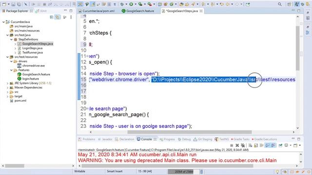 Selenium Cucumber Java BDD Framework 2 - First Selenium Test | Windows | Step by Step | Raghav Pal смотреть онлайн