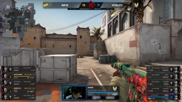 NAVI vs VITALITY  НАВИ ПОСТАВИЛИ МИРОВОЙ РЕКОРД! #NaVi #CSCO #ЧемпионыCSGO