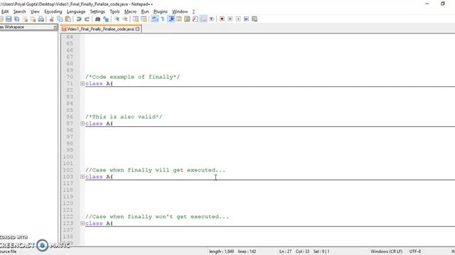 Java Interview Prep: 1. Detailed Difference between final, finally and finalize смотреть онлайн
