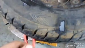 Варка резины пластырем Rossvik