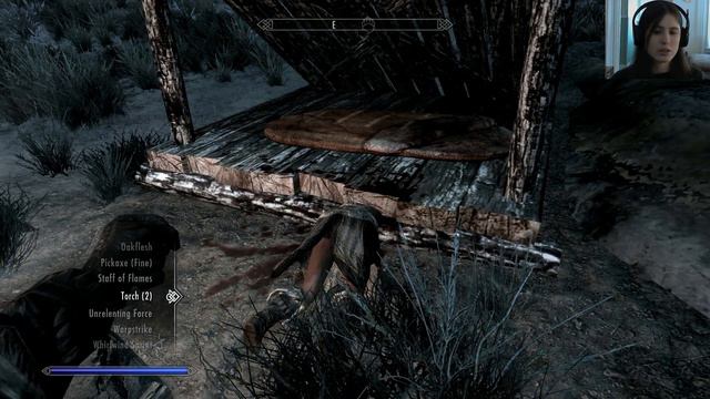 Skyrim Let's Play 058 - female Argonian w face cam смотреть онлайн