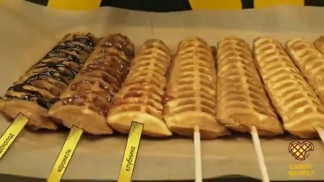 Вафля на палочке от Candy Waffle
