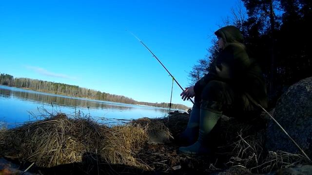 Весенняя рыбалка,открытие сезона,поход,водоем,природа,где же искать рыбу!!! смотреть онлайн