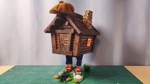 Избушка на курьих ножках. Домик из картона. Жених.