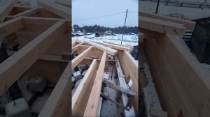 Самодельный кран для постройки дома.