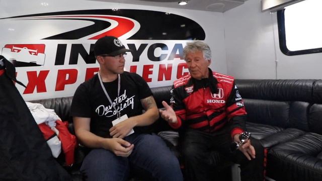 Spending the day with Mario Andretti?! смотреть онлайн