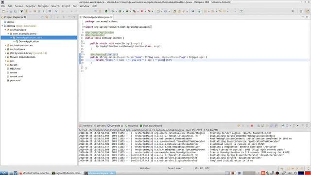 Spring Boot Spring Web MVC GET RequestParam смотреть онлайн